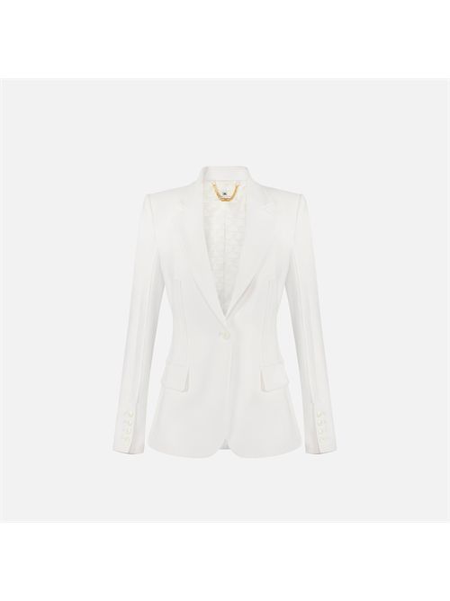 Jacket woman ivory ELISABETTA FRANCHI | GI21661E2/360